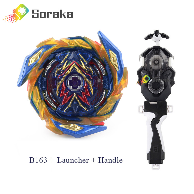 Bộ khởi động Beyblade Burst B-163 Brave Valkyrie trong tay cầm phóng cho bé trai