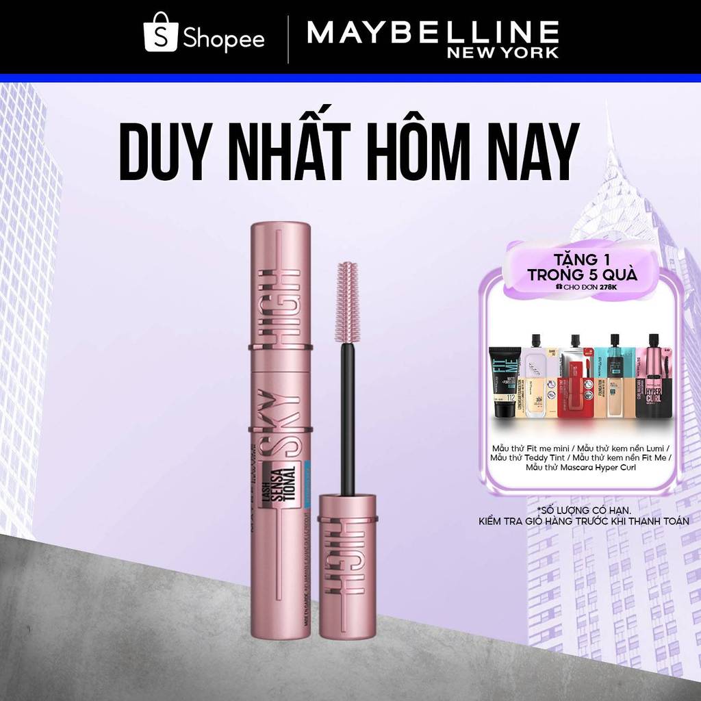 [MỚI] Mascara Sky High Chuốt Mi Tơi Dài Mi Lash Sensational Maybelline New York Waterproof 6ml | BigBuy360 - bigbuy360.vn