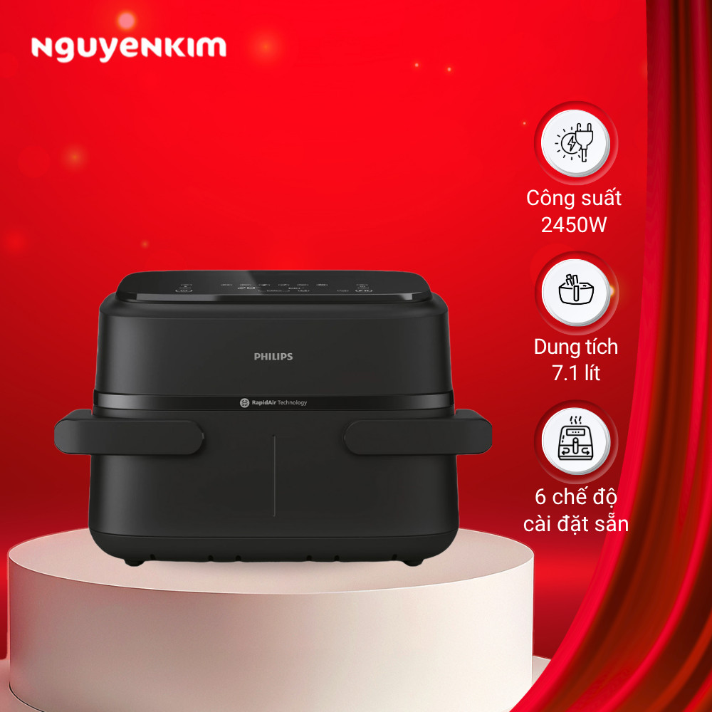 Nồi chiên không dầu Philips 7.1 lít NA150/00