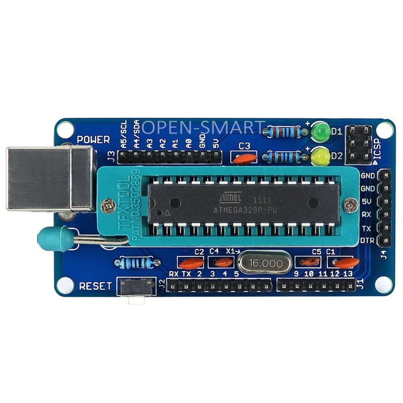 OPEN-SMART R3 DIY Module ATmega328P Ban Phát Triển Lập Trình Viên Tích Hợp Bootloader Tương Thích Ch