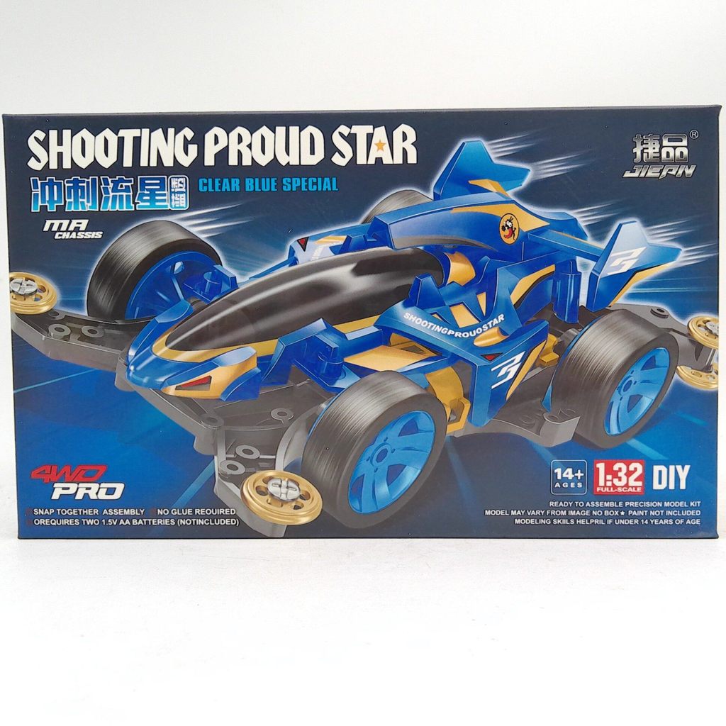 Jiepin 4WD Boy Sprint Meteor Blue Transparent STAR MA Chassis 4WD Boy SHOOTING STAR