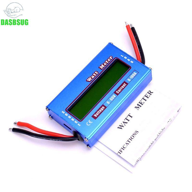 DASBSUG DC 60V 100A Cân Bằng Điện Áp Máy Phân Tích Công Suất RC Watt Meter Checker Bền Watt Meter Ba