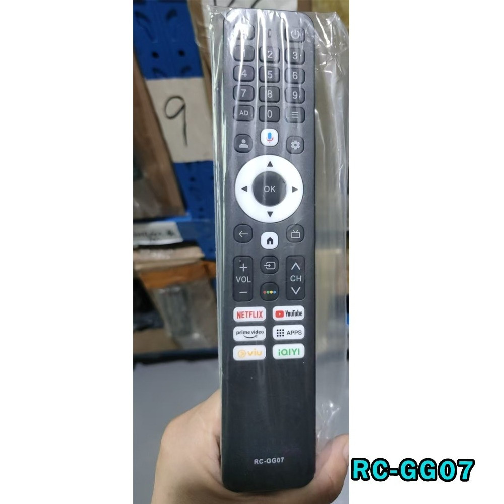 Điều khiển từ xa hoàn toàn mới tương thích với điều khiển từ xa TV thông minh RM-GG07 và có các nút 