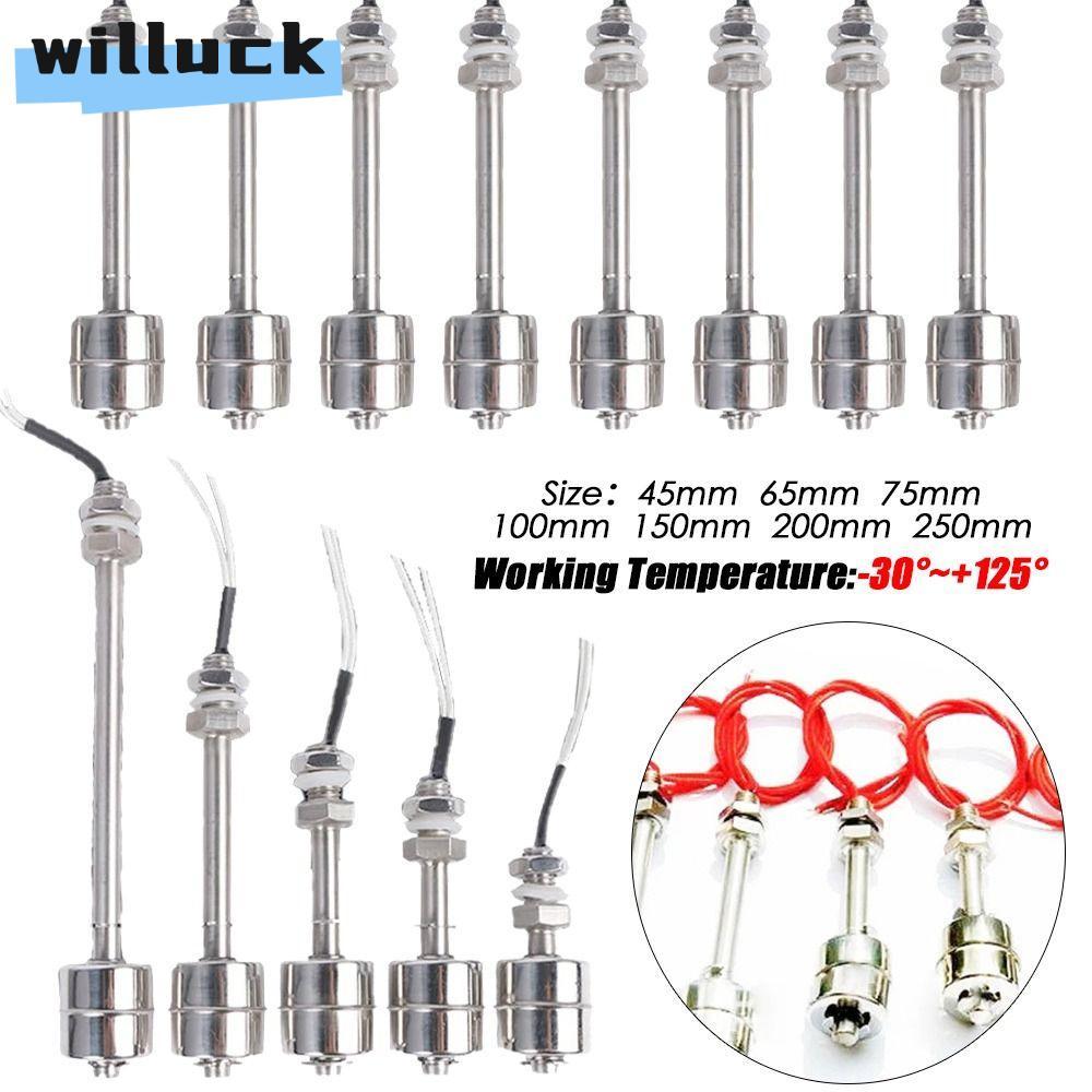 WILLUCK Tank Liquid Water Level Sensor 45-250mm Double Ball Float Switch Level Switch Tank Pool Flow