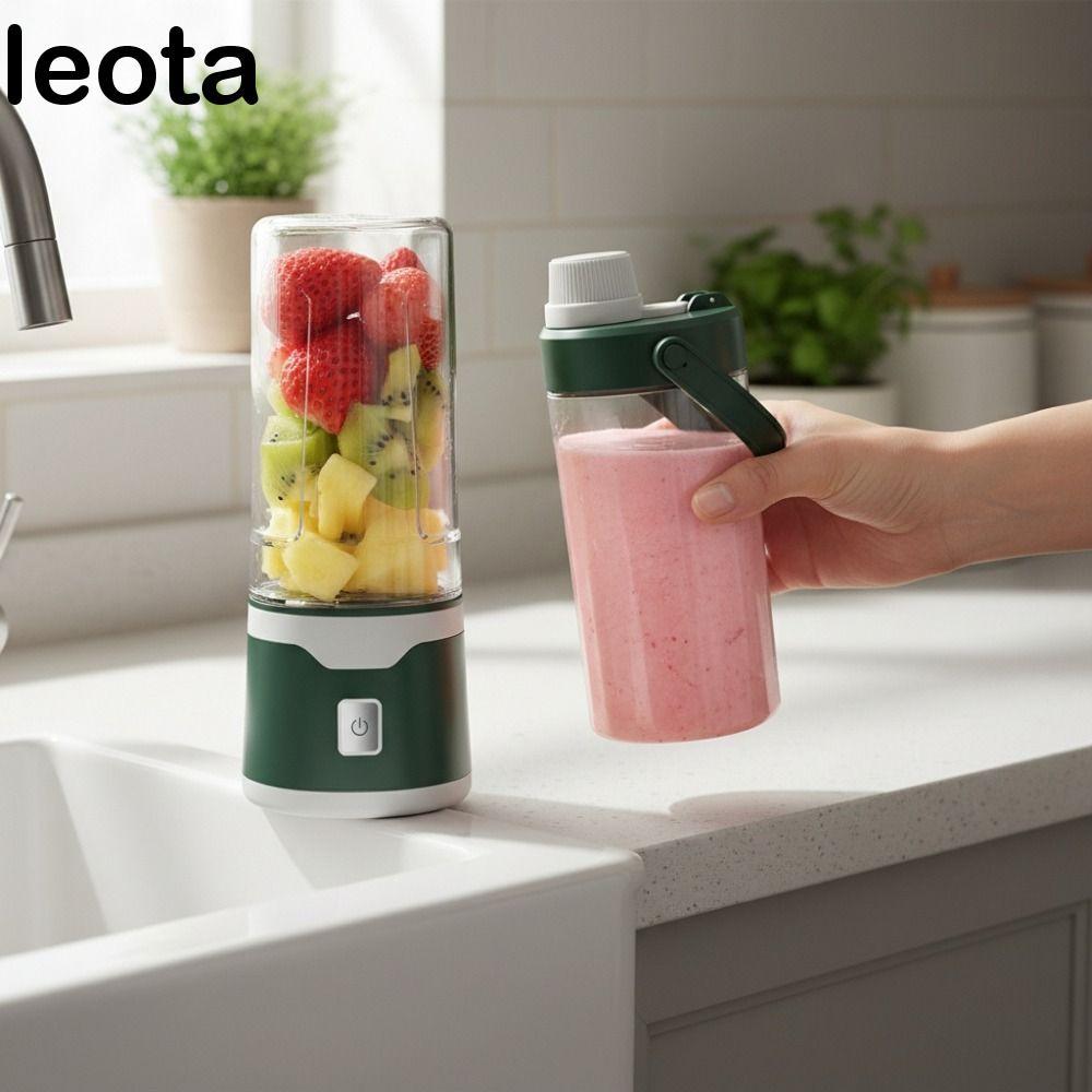LEOTA Blending Juice Cup, Cốc đôi cầm tay điện USB Juicer Cup, Đa chức năng có thể sạc lại 500 ML Sm