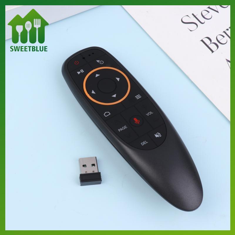 SWEET GAMINJA G10S Chuột Không Khí Điều Khiển Từ Xa Bằng Giọng Nói 2.4G Con Quay Hồi Chuyển Không Dâ