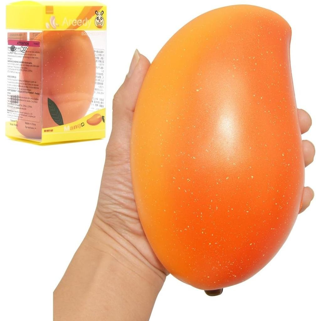 Squishy Gold Mango Colossal Scenting Fruit Squishies 4IB5