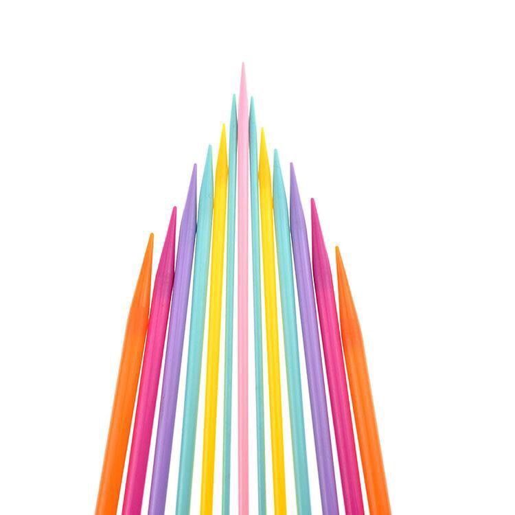 Chiều Dài 40cm Dài Kim Pha Lê Dính Kim Màu Dính Kim Đơn Đầu Nhựa Áo Len Kim Len Kim Đan Dụng Cụ20251