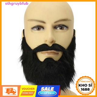 Bộ râu giả hóa trang Halloween, rau giả hóa trang ông già Noel, rau hóa trang ông lão E2326