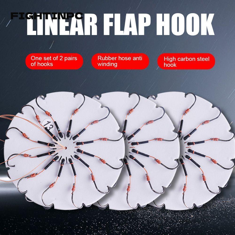FIGHTINPC Flap Hook Octopus Sea Fishing Carbon Stee River Fishing
