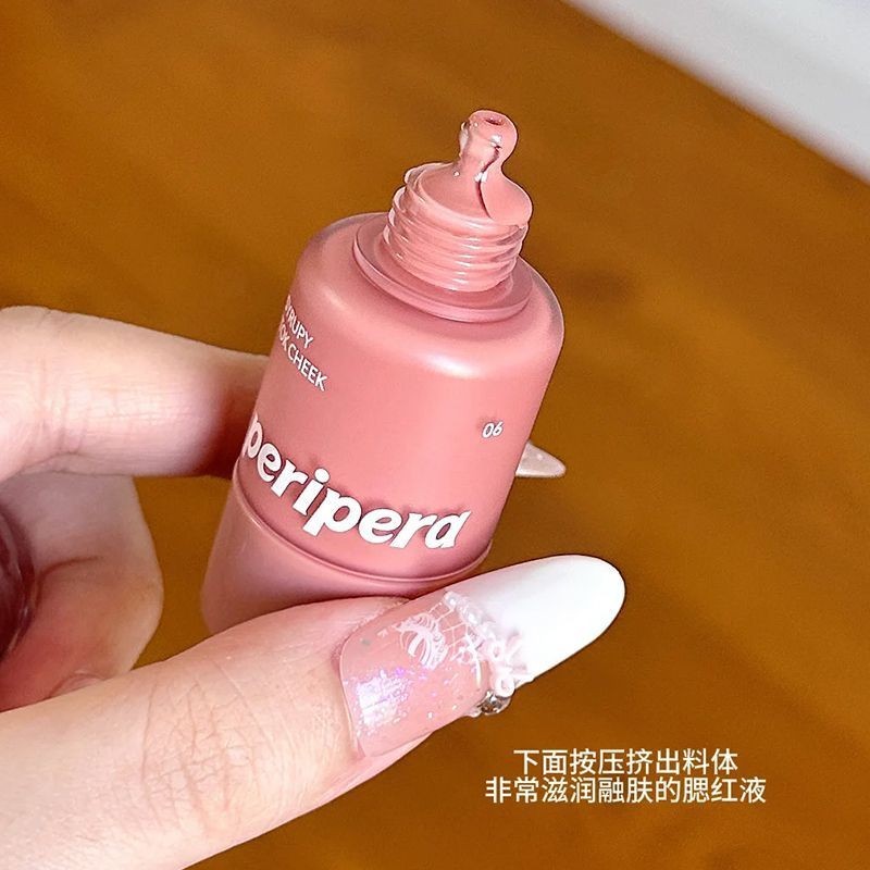 Hàn Quốc PERIPERA PERIPERA PERIPERA Liquid Blush Chai nhỏ giọt Lip Cheek Phát triển màu sắc công dụn