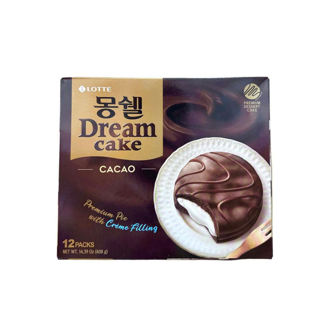 Bánh Chocopie Dream Cake Lotte vị cacao 408g (12 cái)
