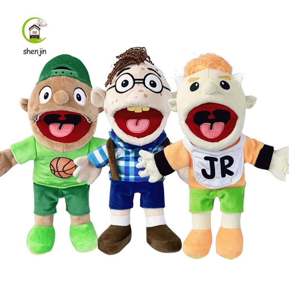 shenjin SHENJIN Jeffy Finger Puppet, Movable Mouth Talk Show Muppet Jeffy Hand Puppet, Anime Cartoon