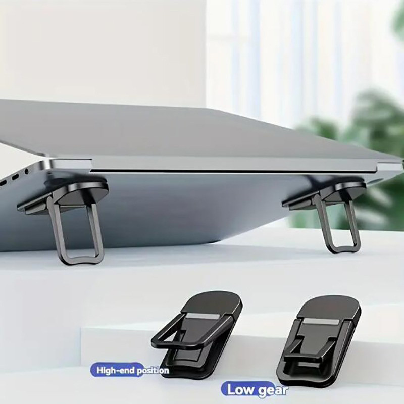 MỚI 2 Chân Đế Laptop, Di Động, Vô Hình, Mini, Chân Đế Tăng Chiều Cao Ba Chiều, Chân Bàn Phím, Đế Gấp