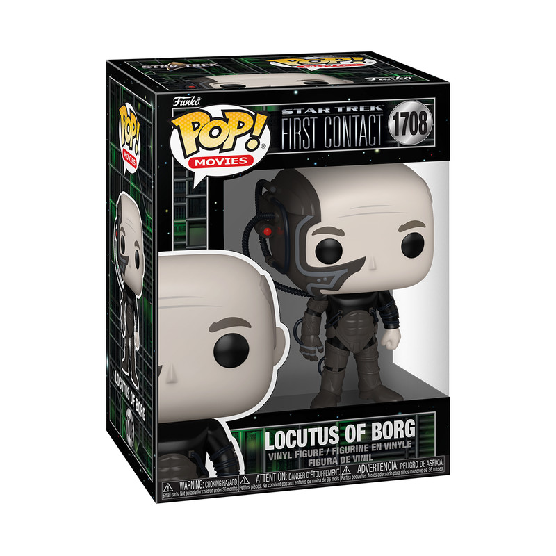 Hàng sẵn có Fenggao FUNKO POP Star Trek First Contact Queen Borg Picard Hàng hóa Hình Trang trí Búp 