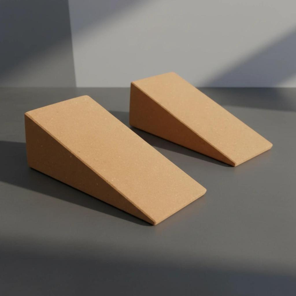 Eigall 2 Miếng Squat Wedge Incline Co Giãn Chân Ban Chống Trượt Squat Ramp Calf