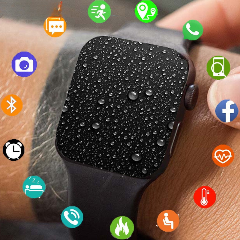 2025 Smart Watch for Men Bluetooth Dial Call Waterproof Heart Rate Monitor Blood Pressure Smartwatch