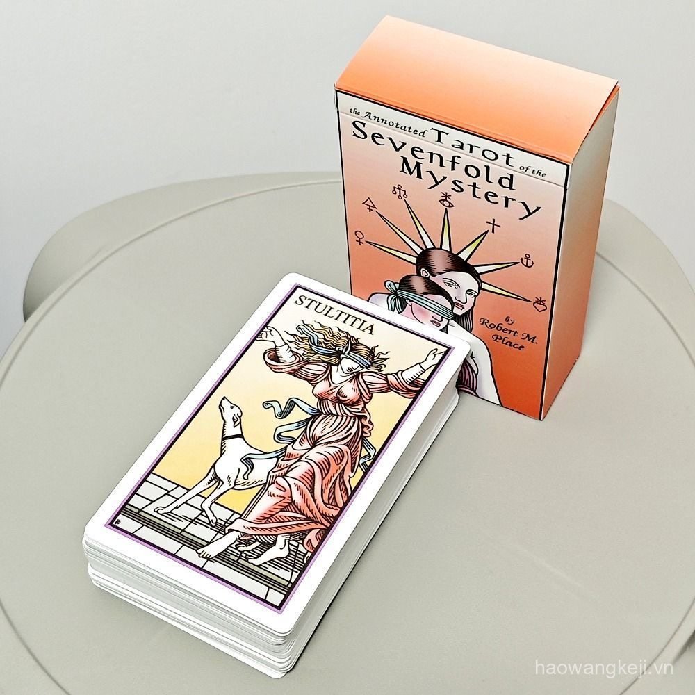 Bảy Bí Mật Lá Bài Tarot Marseille 12 * 7cm 78 Miếng Tarot luo Cards Tarot Tarot Tarot