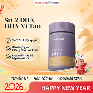  DHA bầu từ tảo biển - Sn2 DHA - PERDAYS Pregnancy DHA - Hỗ trợ phát triển trí não & thị lực thai nhi 