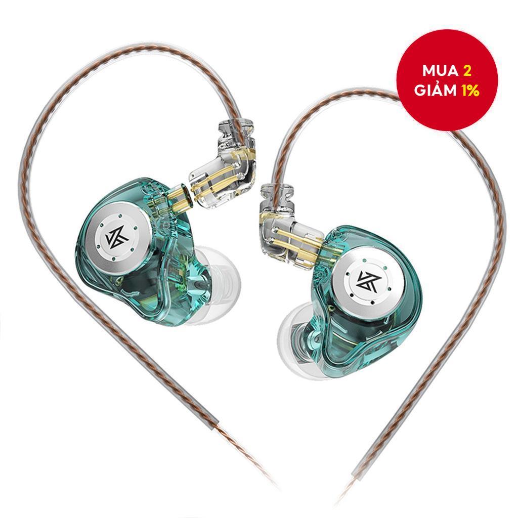 KZ EDX PRO tai nghe nhét tai in-ear với 1DD, âm trầm mạnh HiFi, IEM cho chơi game, tai nghe có dây c