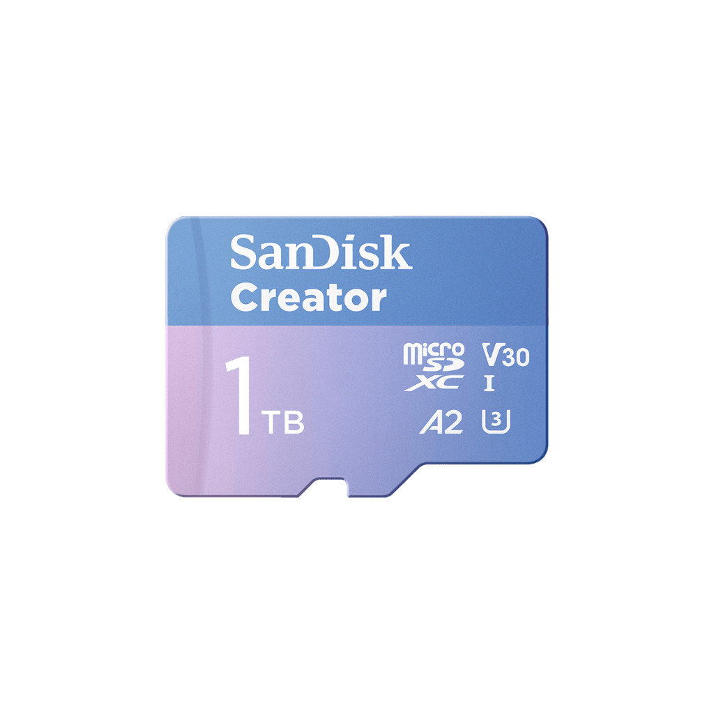 Thẻ nhớ micro SanDisk Creator 128GB / 256GB / 512GB / 1TB V30 U3 C10 A2 UHS-I up to 190MB/s - Bảo hà