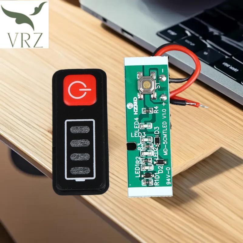 VRZ 1 / 3 / 5 Cái 5S 18V 21V Li-Battery Màn Hình Hiển Thị Điện Bảng Màn Hình LED Máy Khoan Điện Tua 