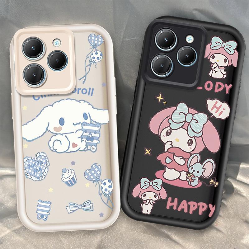 Vỏ Cho INFINIX HOT 40 INFINIX HOT 40 Pro Vỏ Chống Sốc Silicon Cinnamoroll Dễ Thương