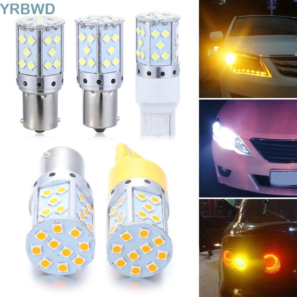 YRBWD Đèn LED Ô Tô 1156 BAU15S PY21W T20 7440 3030 35SMD Đèn Xi Nhan Phanh Dừng Canbus Free