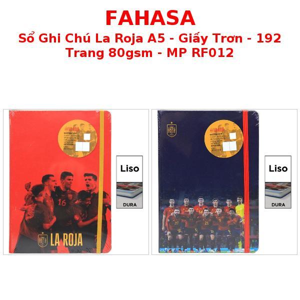 Sổ Ghi Chú La Roja A5 - Giấy Trơn - 192 Trang 80gsm - MP RF012