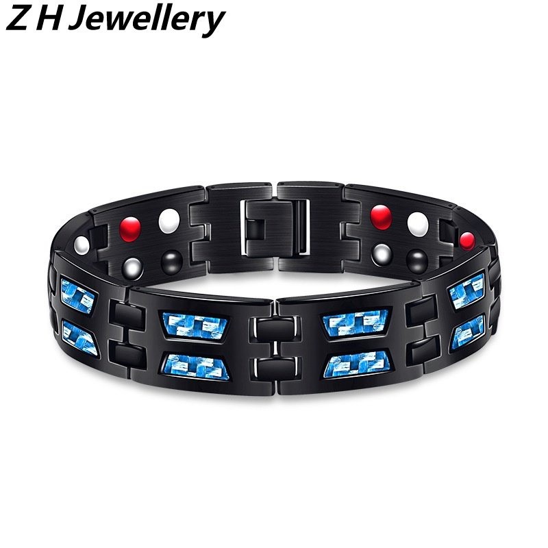 Hip Hop Rock Retro Vòng Tay Inox Cho Nam