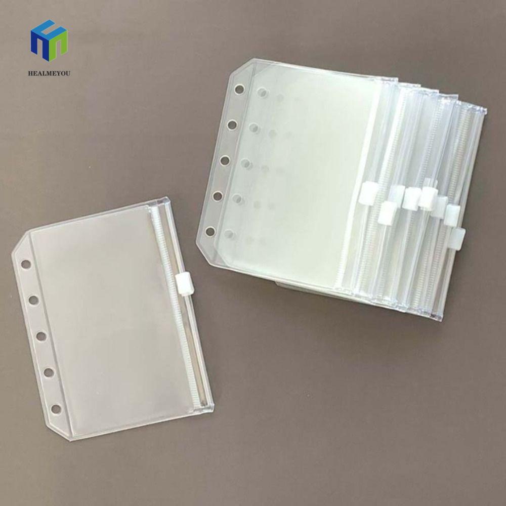 HEALMEYOU 10 chiếc Refill Spiral Page Binder Indexing Cards, M5 5 lỗ Spiral Binder Divider Page Sepa