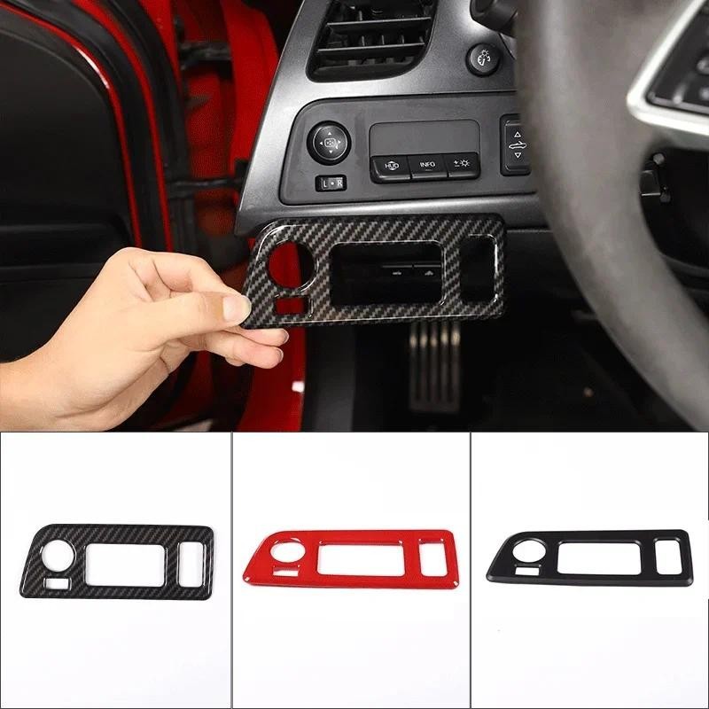 Cho 2014-2019 Chevrolet Corvette C7 Z06 ABS Sợi Carbon Nội Thất Ô Tô Chuyển Đổi Công Tắc Điều Chỉnh 