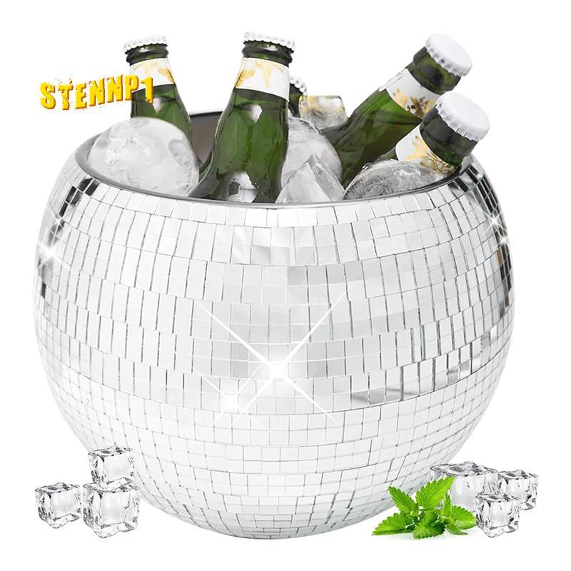 10 Inch Disco Ball Ice Bucket Disco Ball Ice Bucket Bồn Nước Giải Khát Disco Ball Bowl Bình Cốc Cho 