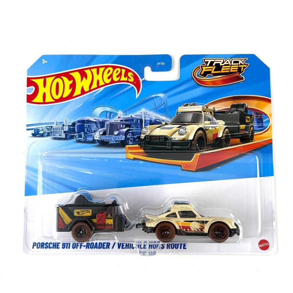 HYT56 Hot Wheels Transformers-PORSCHE 911 Trailer PORSCHE 911 OFF-ROADER DCJ7
