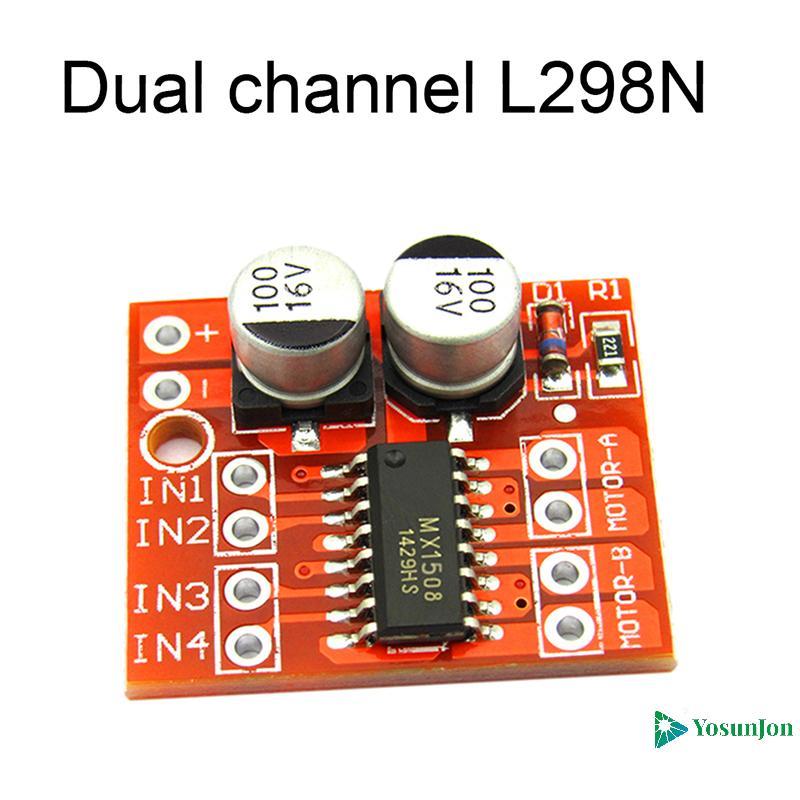 YosunJon] Trình điều khiển động cơ DC kênh kép Mô-đun Mini Điều khiển tốc độ PWM vượt quá L298N MỚI