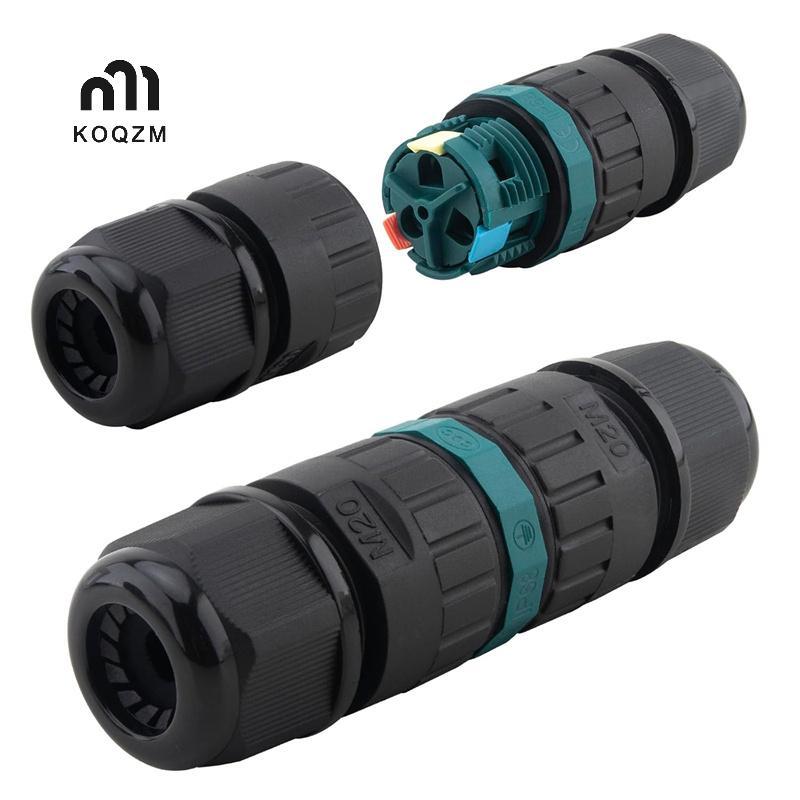 [KOQZM] Đầu nối cáp điện chống nước IP68 Đầu nối dây cáp điện bên ngoài IP68 chống nước [mới]
