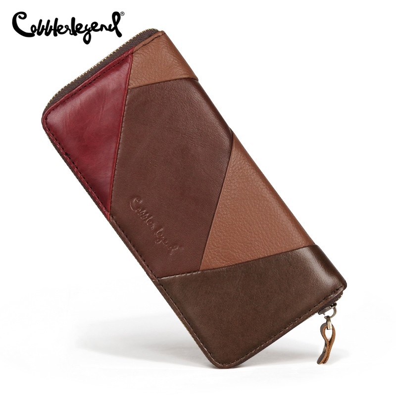 MC3 Cobbler Legend Retro Trend Ví nữ Ví dài da bò