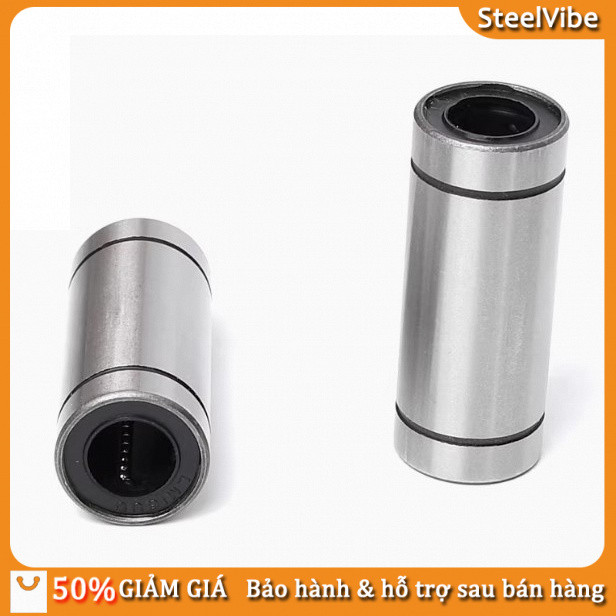 Bạc trượt bi tuyến tính tròn loại dài LM20LUU LM25LUU Độ chính xác cao, chịu tải tốt،Bạc trượt tròn