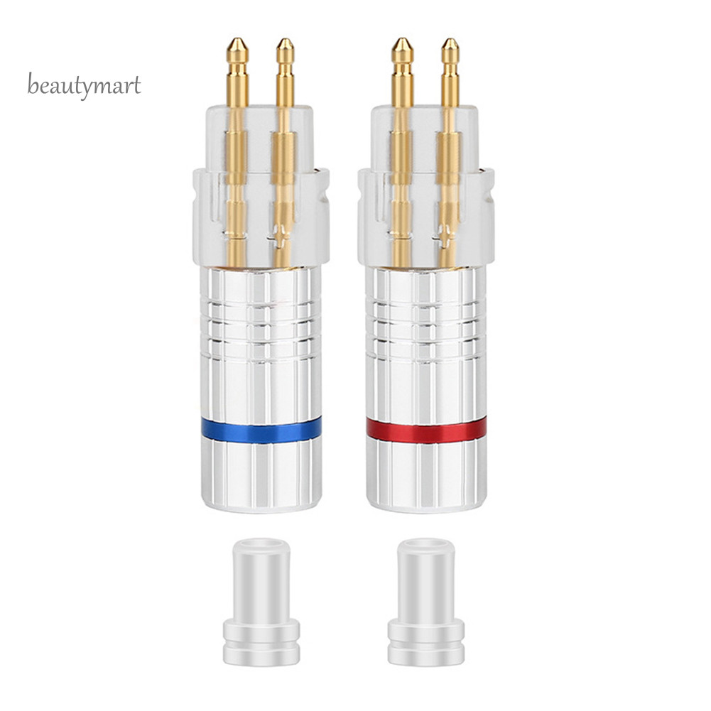 2 Chiếc Tai Nghe Cáp Pin Cắm Đầu Nối Cho Sennheiser HD650 HD600 HD580 HD25