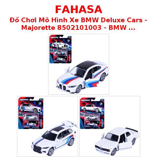 Đồ Chơi Mô Hình Xe BMW Deluxe Cars - Majorette 8502101003 - BMW M3/X5M Competition/2002 Turbo
