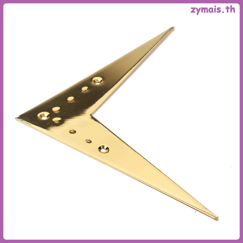 6 dây Vee -Style Guitar Cầu Đuôi Tương Thích Cho Flying V Guitar Phần Phụ Kiện (Vàng) zymais