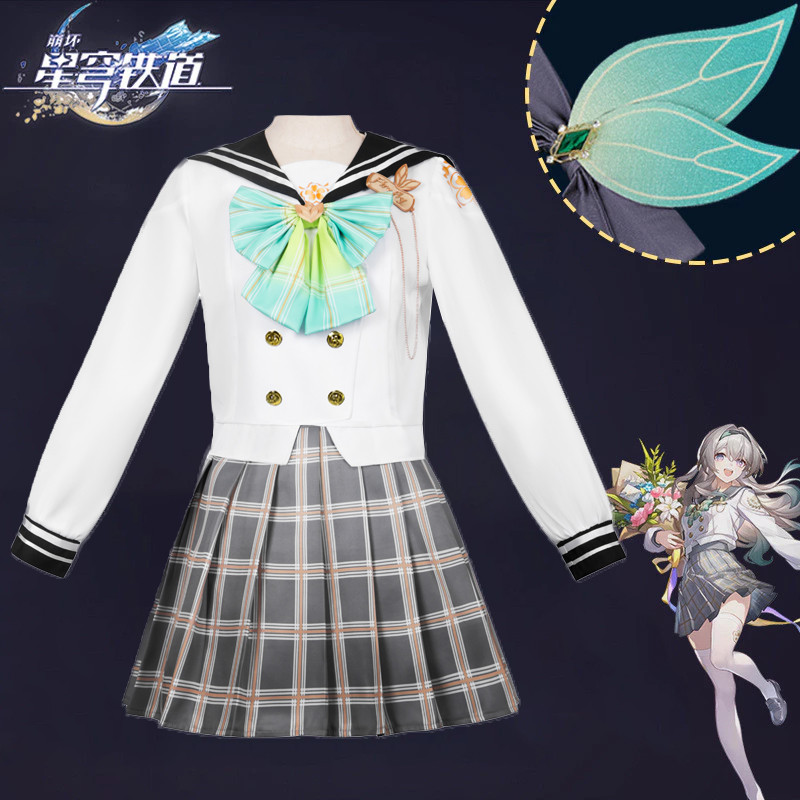 Honkai Star Rail Firefly Cosplay Top Váy Trang Phục Anime Trò Chơi Trang Phục Cho Nữ Mùa Xuân Missiv