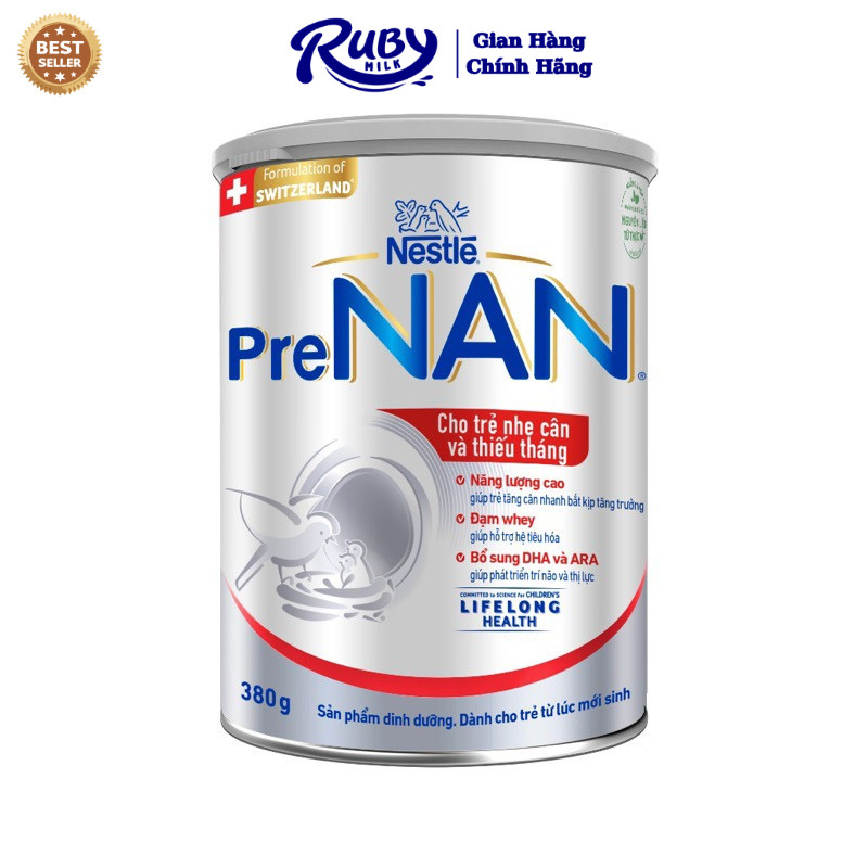 Sữa pre nan (380g) date mới mẫu mới- có ship hỏa tốc HCM