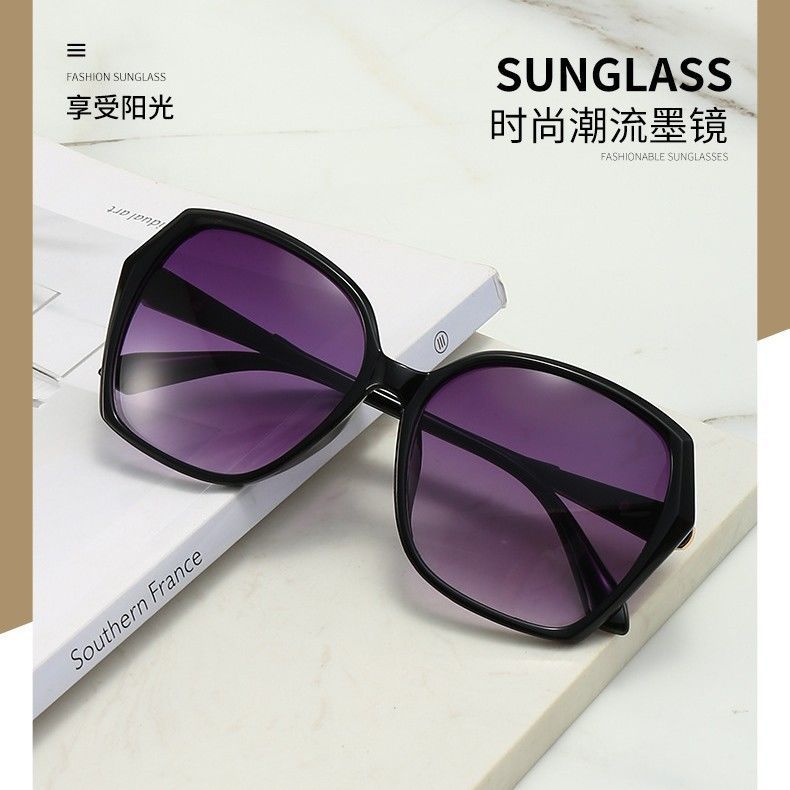Elegant four-leaf clover frame sunglasses for women, European metal fashion sunglasses5ya2576Dai Lai