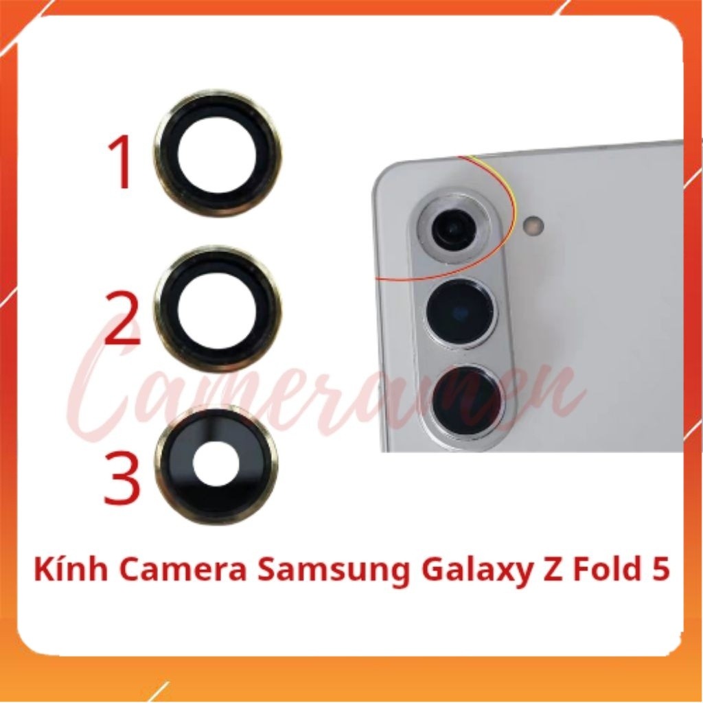 Kính Camera Samsung Galaxy Z Fold 5 / ZFold 5 / Z Fold5 ( Có Sẵn )