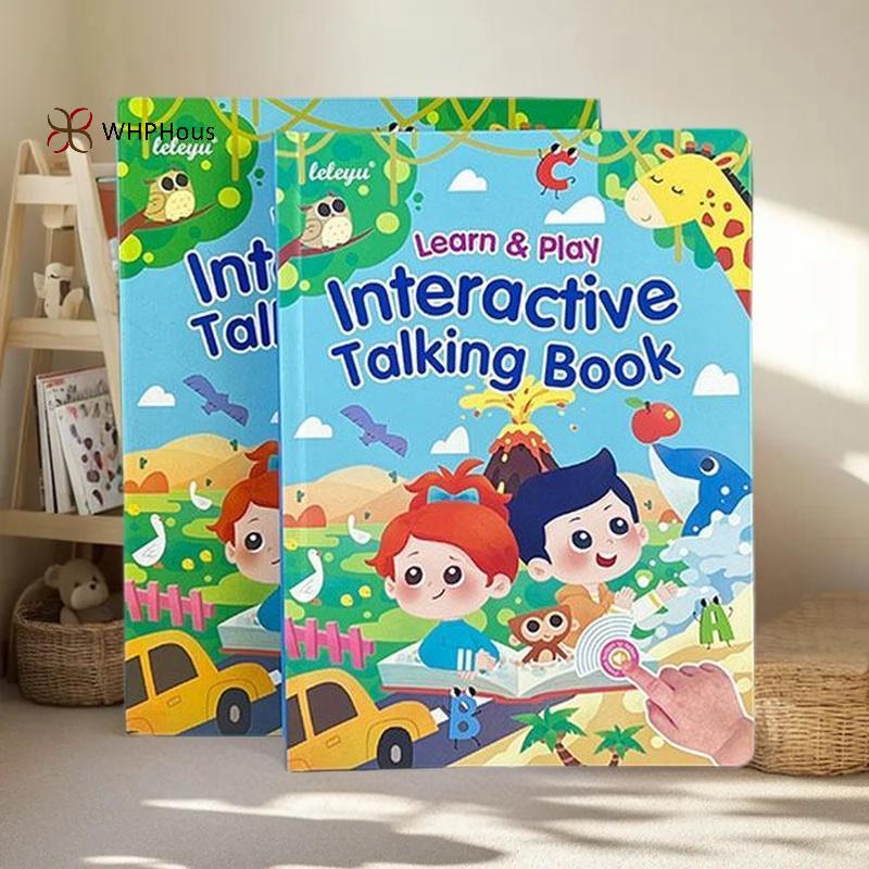 < WHPHous-t > 1 Cái Ebook Đa Năng Montessori Tiếng Anh Từ Máy Học Sách Đọc Sách Điện Tử Cho Bé Đồ Ch