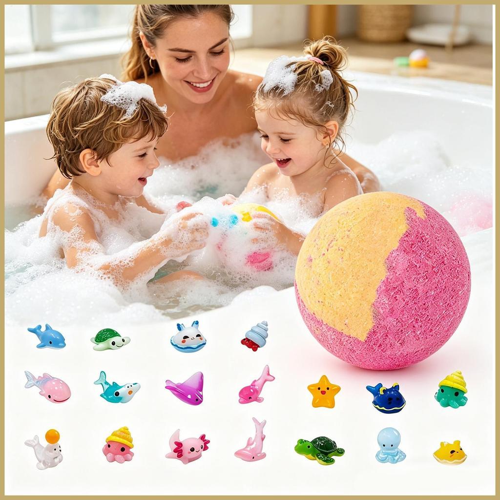 Bong Bóng Tắm Bóng Nhiều Màu Sắc Fizzy Với Đồ Chơi Bên Trong Bong Bóng Tắm Bóng Fizzy Bóng Cho Trẻ E
