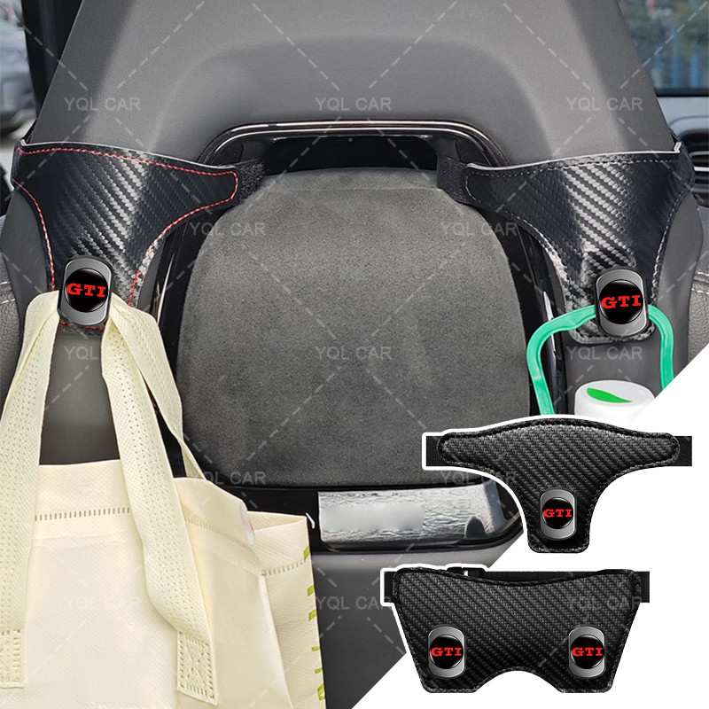 1 / 2 Chiếc Ghế Ô Tô Móc Sau Đa Năng Ghế Thể Thao Chịu Lực Mạnh Móc Treo Cho POLO Golf 5 6 Thế Hệ 7 
