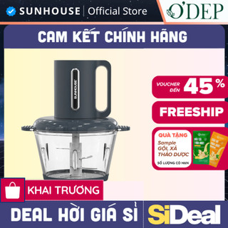 Máy xay thịt Sunhouse 1.8 lít Chính hãng 3 tốc độ xay đa năng nhanh và nhuyễn, Công suất 300W SHD5403 - SIDEAL SIL
