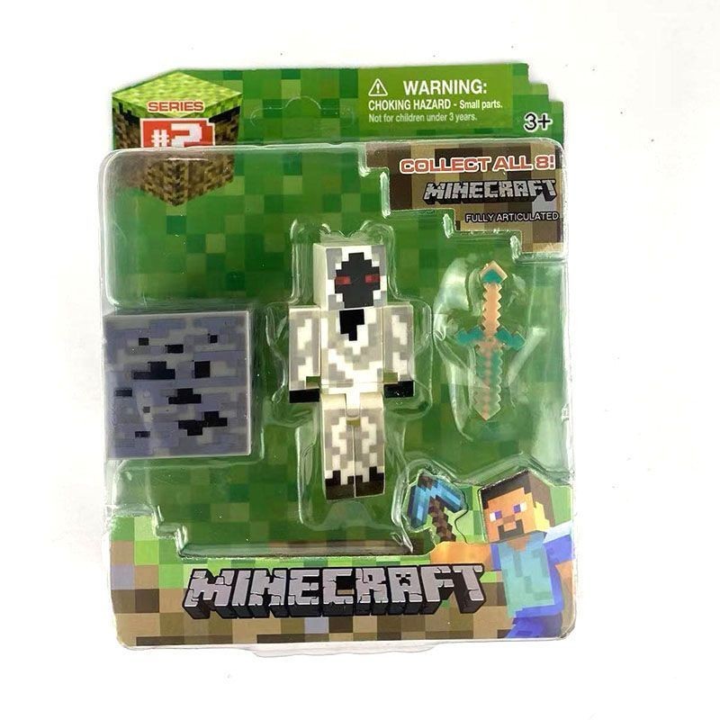 Minecraft Minifigure Armor Steve Doll Model Periph Minecraft Minifigure Armor Steve Doll Model Trang